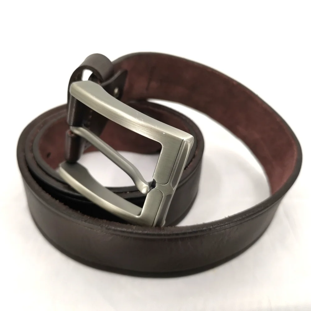 Zanzara 40 Dark Brown Leather Heavy Duty Belt